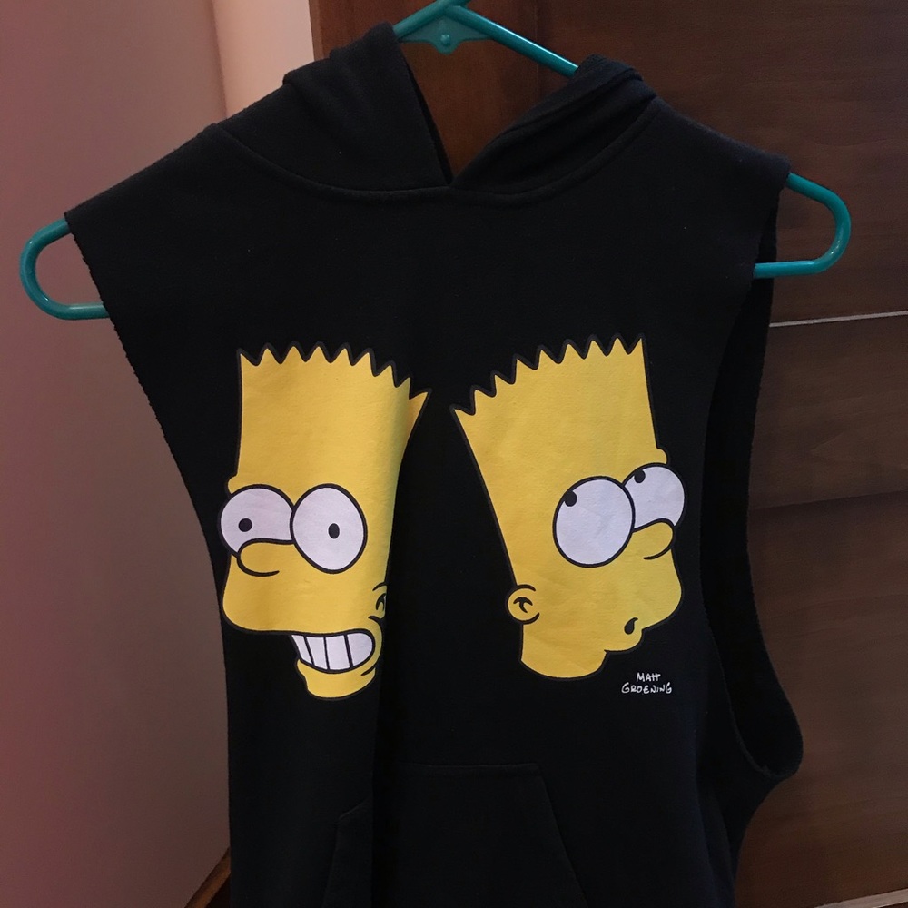 Simpson’s sleeveless hoodie tank